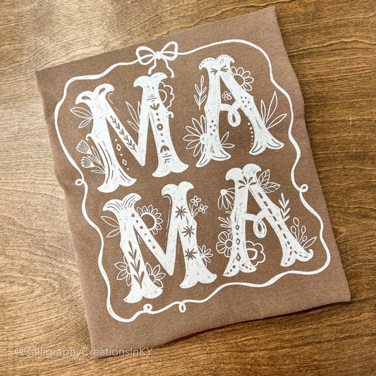 Distressed Mama CC Tee