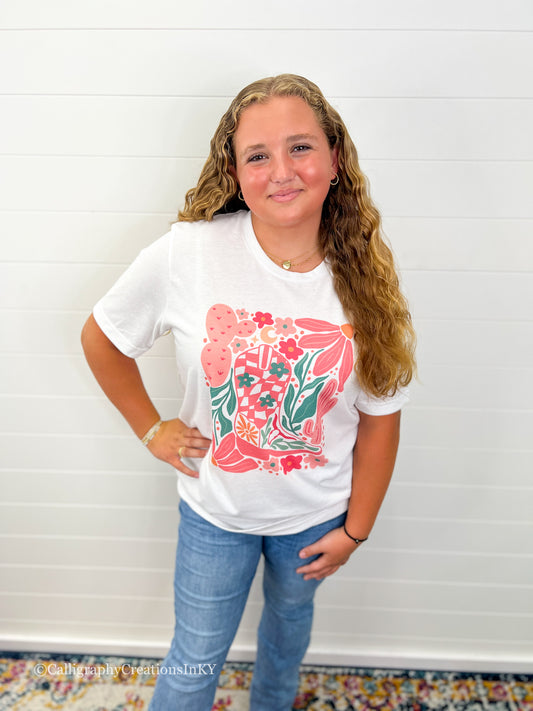 Boho Boot Tee FINAL SALE
