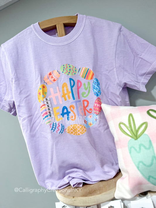 Happy Easter Wreath Tee FINAL SALE