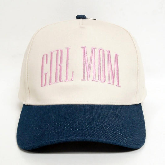 Denim | Girl Mom Embroidered Trucker Hat