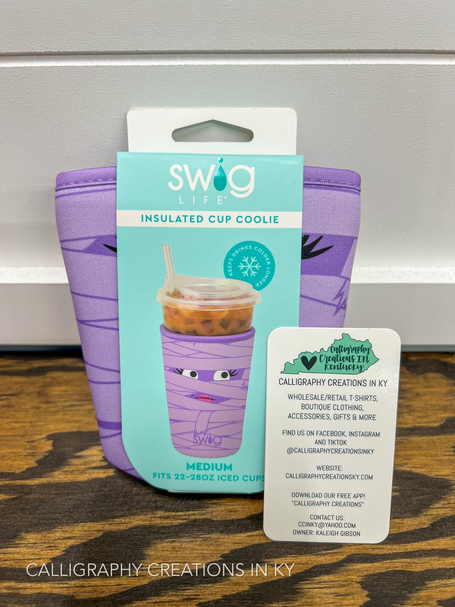 Mummy Boo Mummy | Boo Crew • Medium Swig Iced Cup Coolie – Calligraphy Creations ...