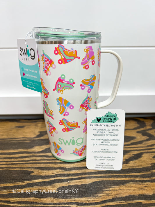 Roller Rink 22 oz Swig Travel Mug