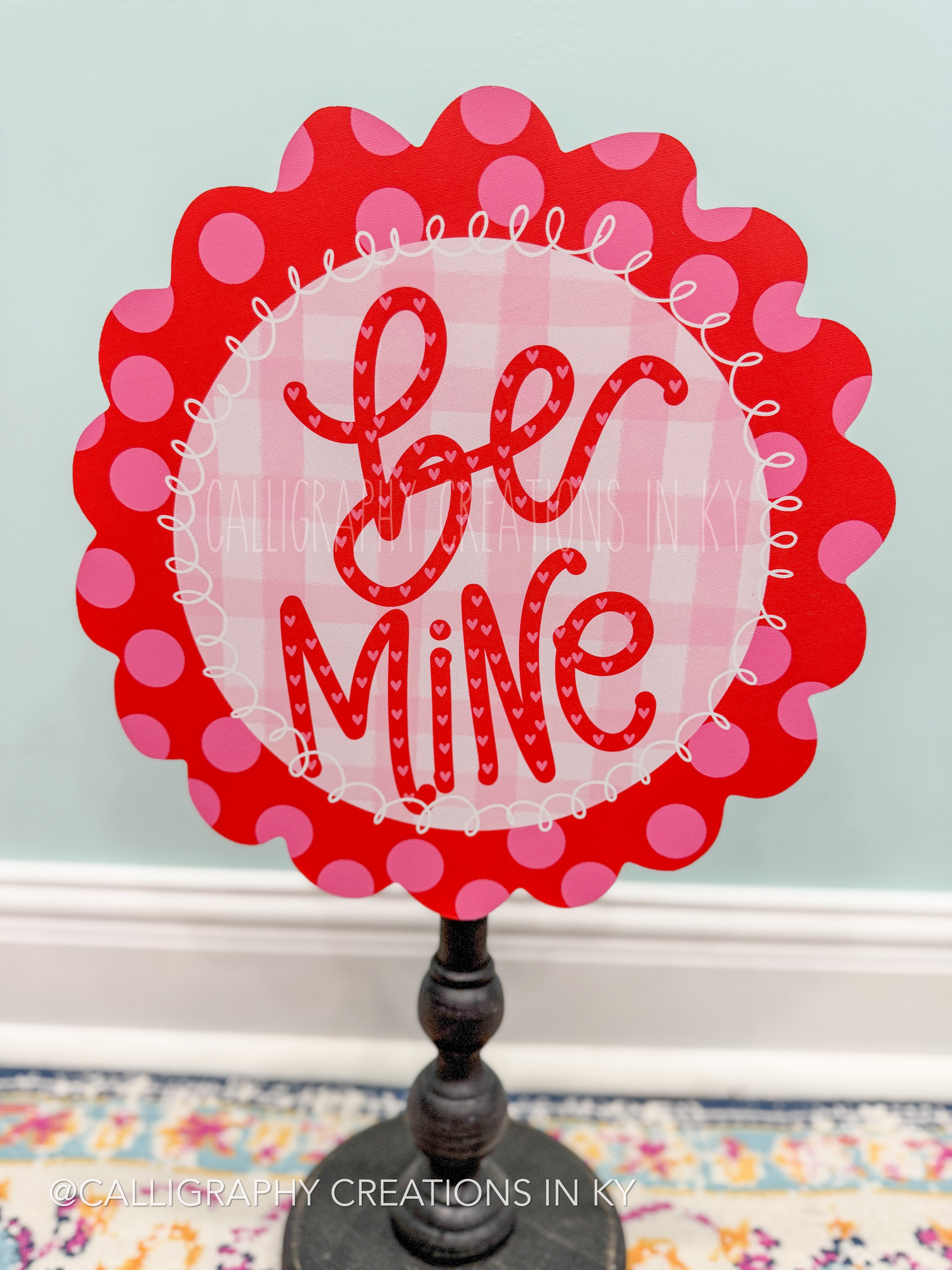 Scalloped Be Mine Topper - Doodles By Rebekah