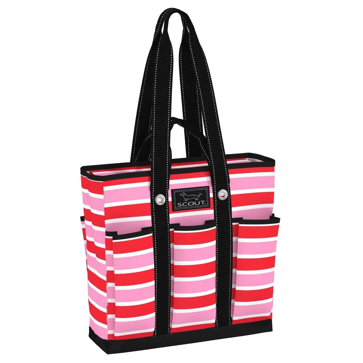 Pocket Rocket SCOUT Multi-Pocket Tote Medium | Candy Striper