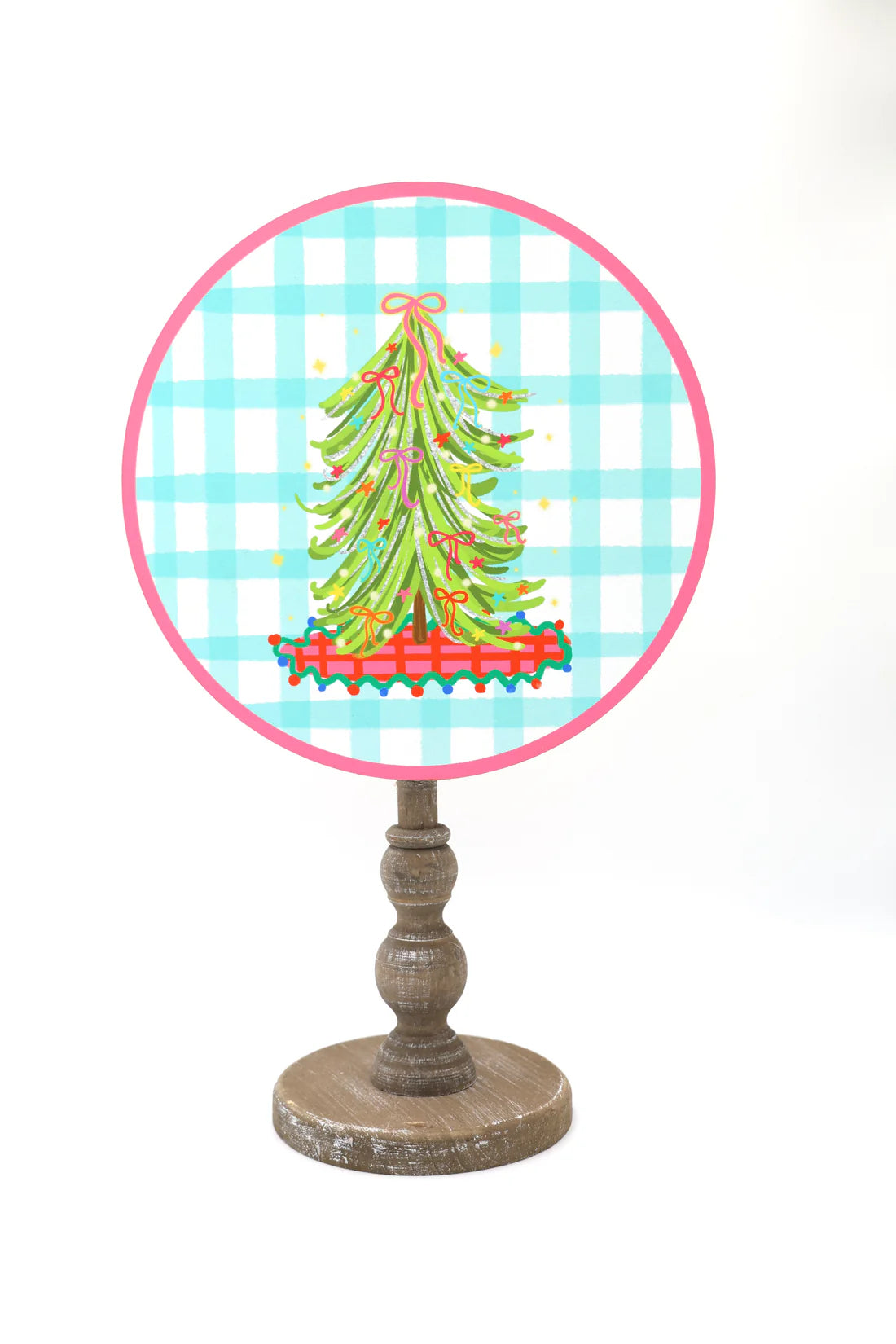 Bow Tree Circle Topper - Doodles By Rebekah