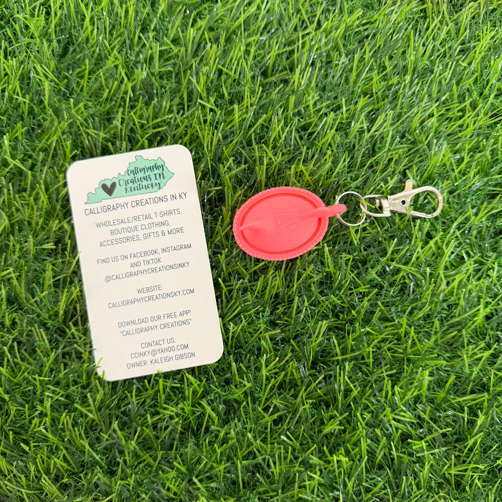 Neon Pink | Hen Keychain