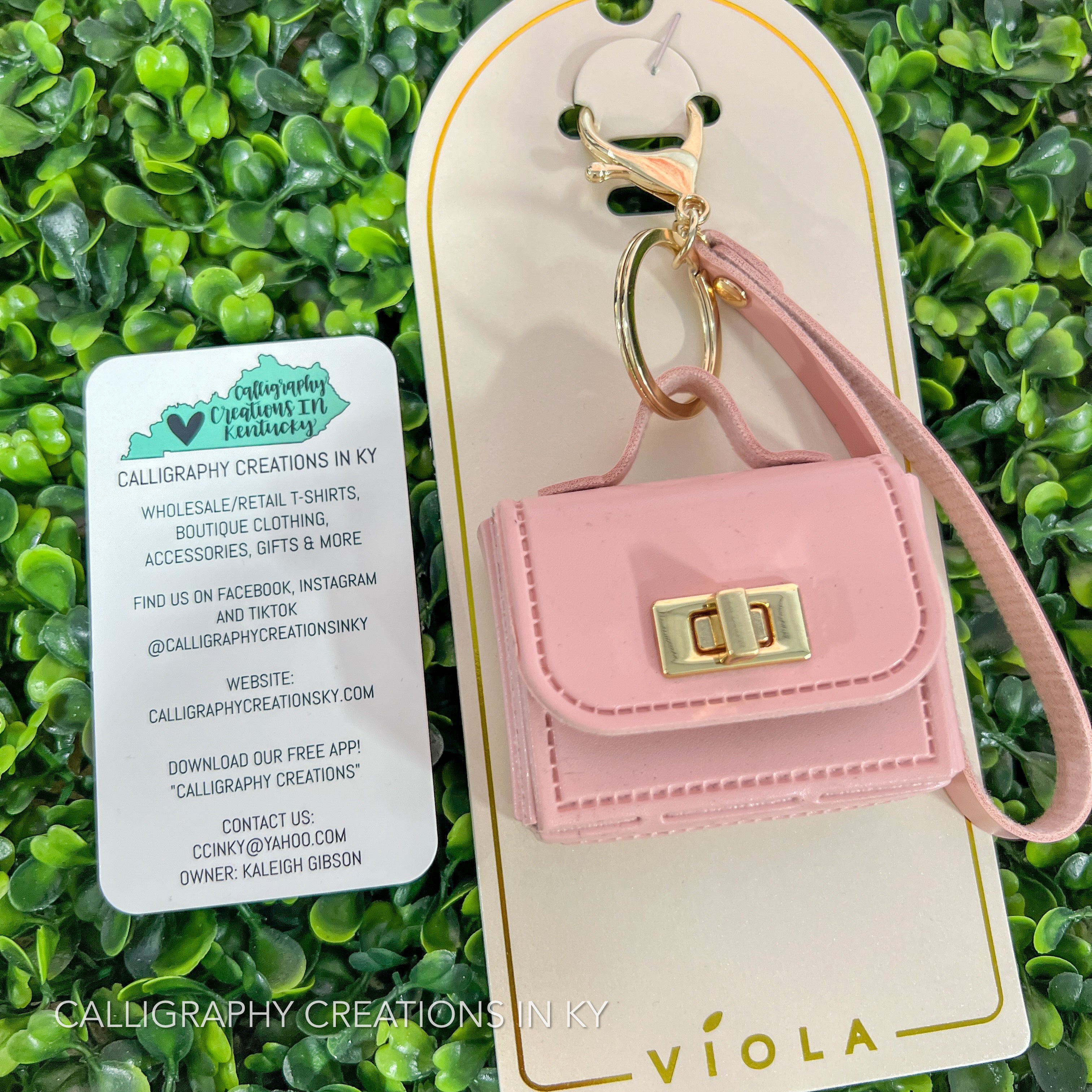 Pink | Mini Handbag Charm