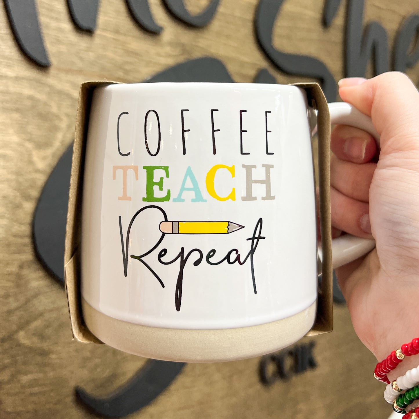 Coffee Teach Repeat 14oz Mug