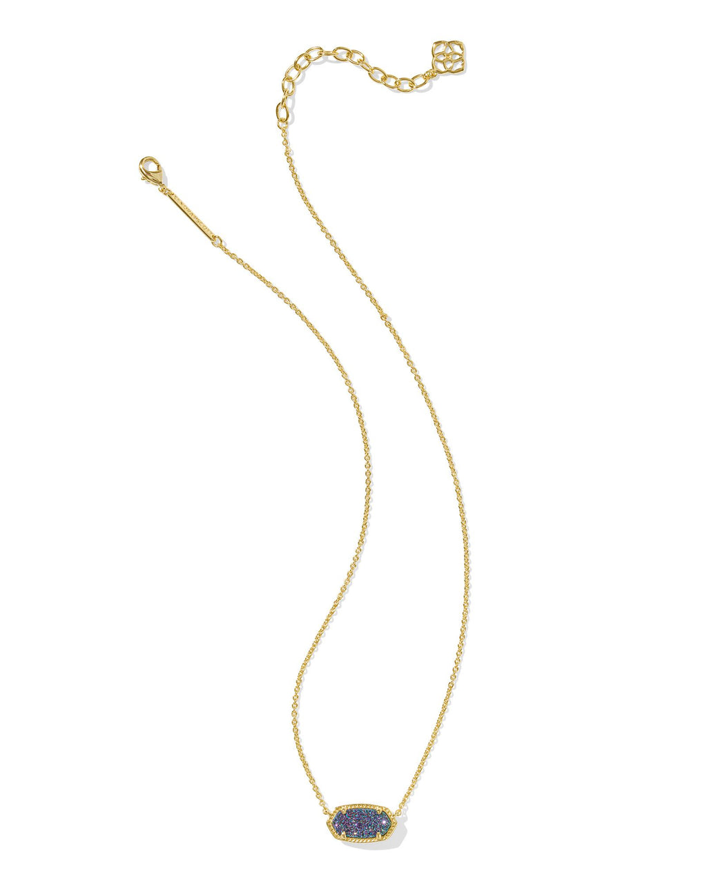 Kendra Scott Elisa Necklace - Gold Multi Drusy