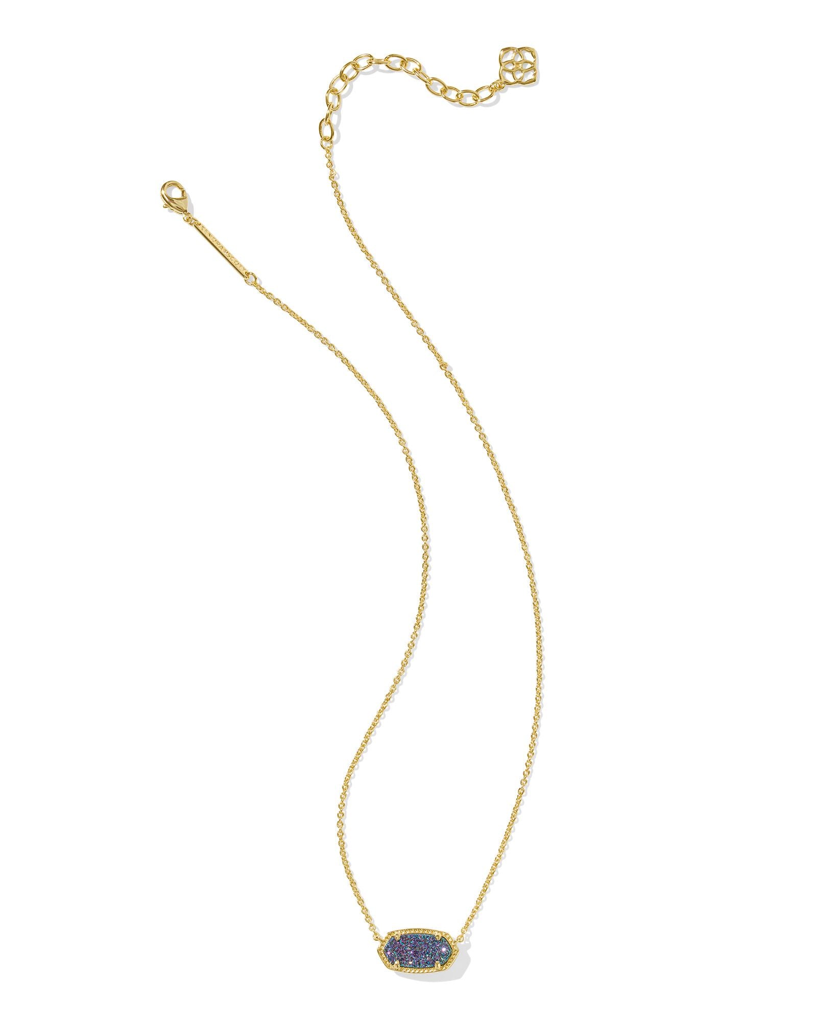 Kendra Scott Elisa Necklace - Gold Multi Drusy