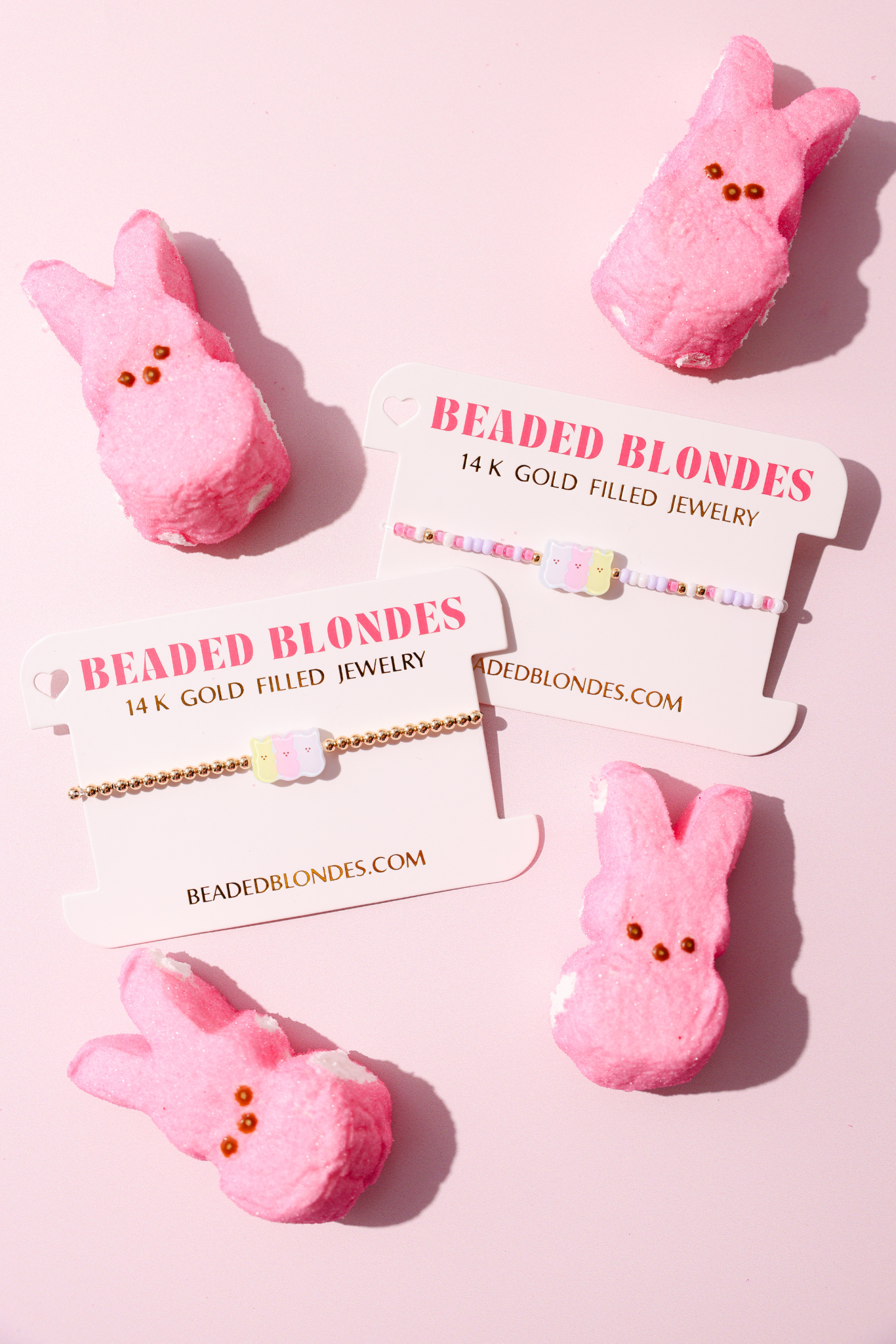 Peep Trio Bracelet on Color: Standard 6.75 Inch | Beaded Blondes