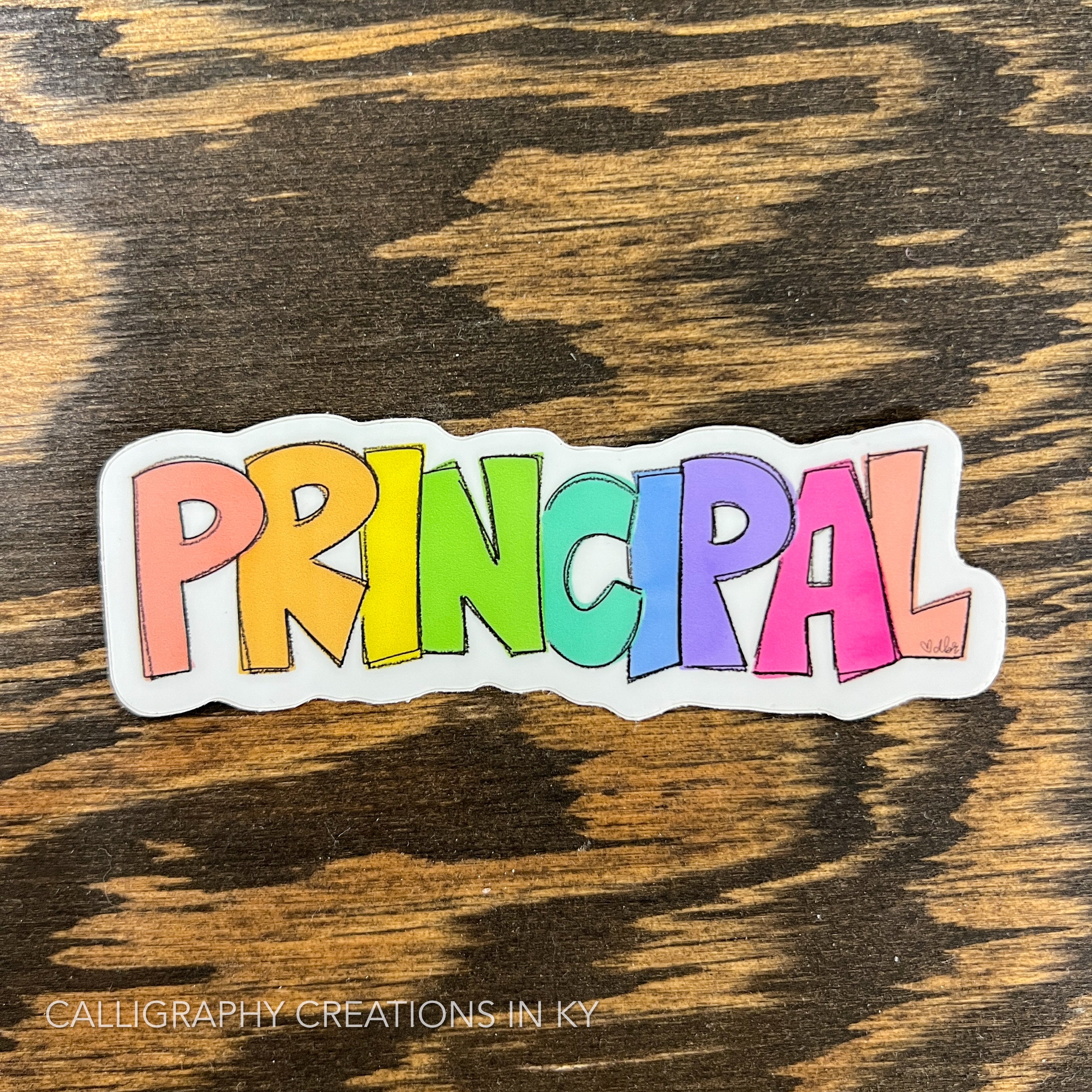 Principal Sticker - Doodles By Rebekah