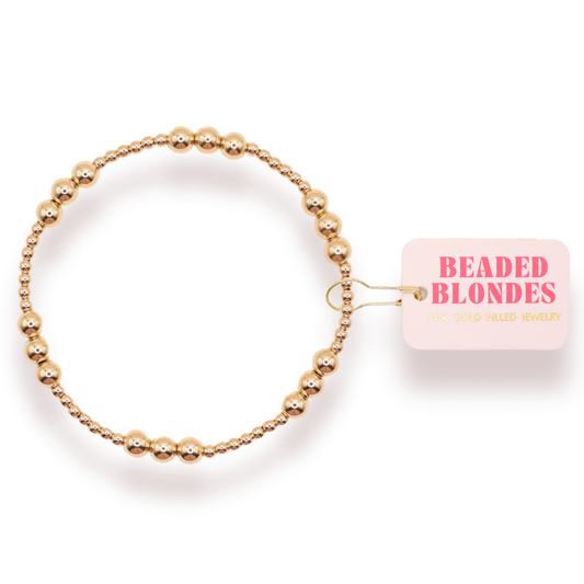 ILY Most in Gold: Standard 6.75 inch | Beaded Blondes