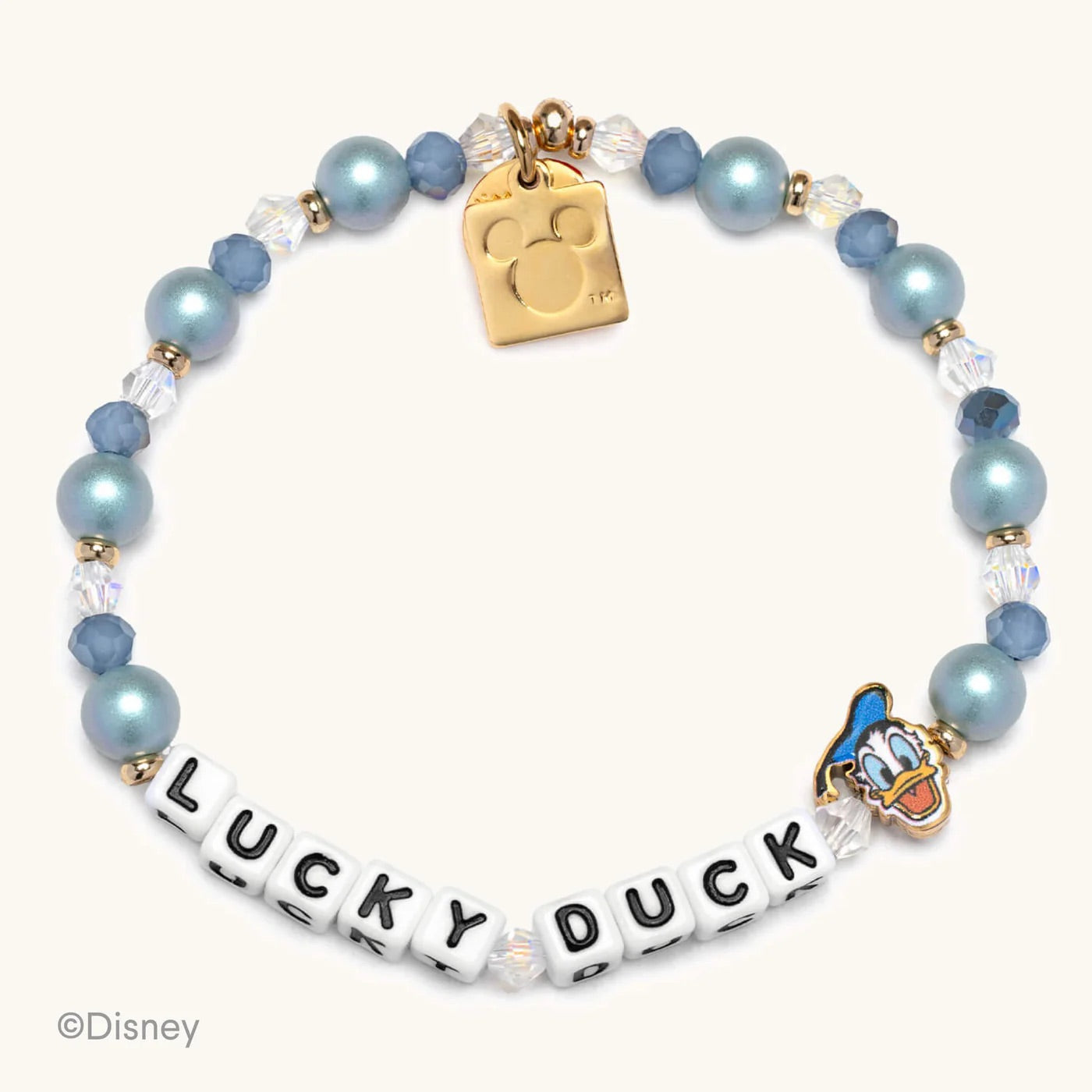 Lucky Duck - Disney Mickey Mouse & Friends Little Words Project Beaded Bracelet