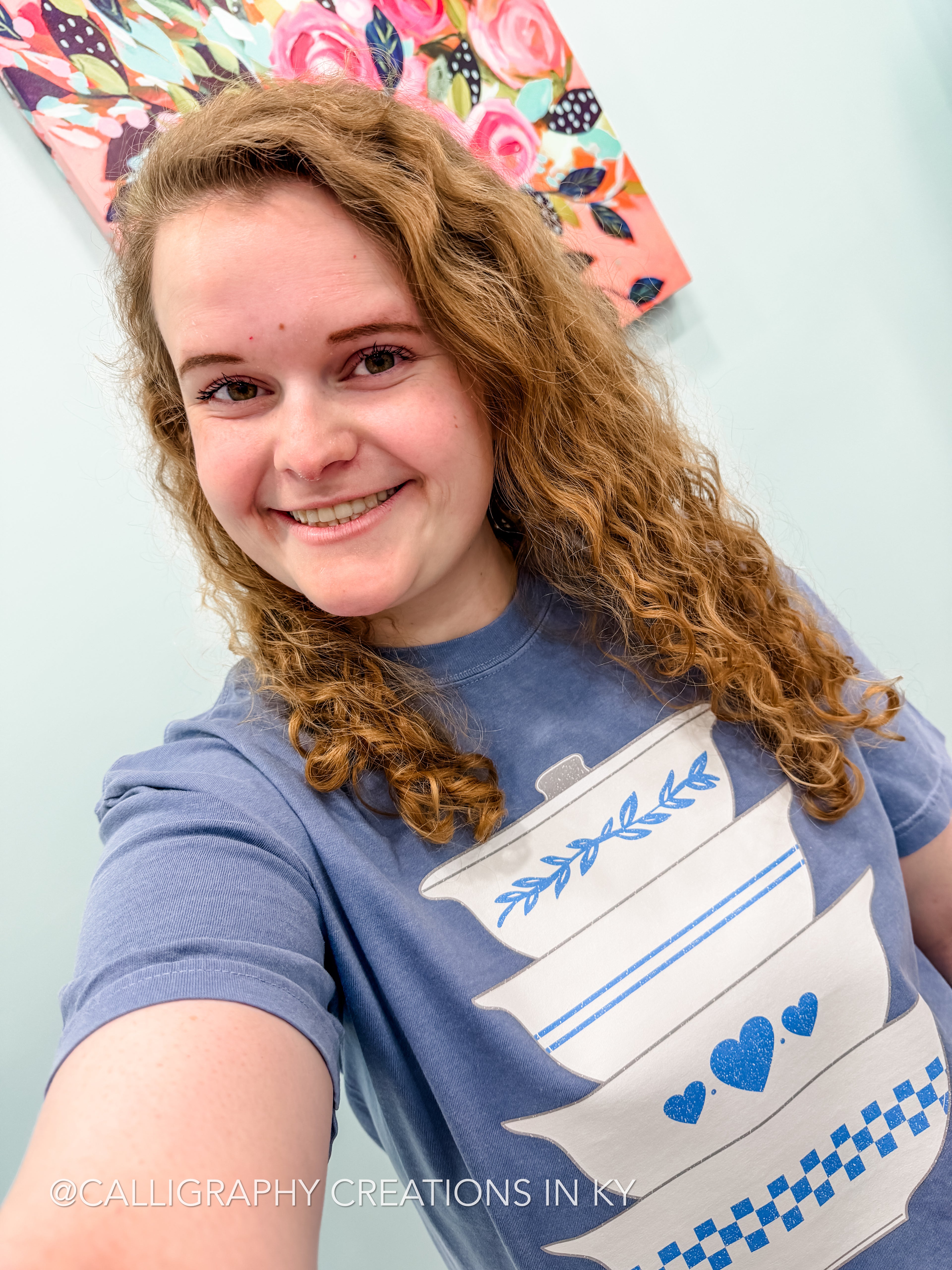 Denim | Vintage Dishes Stack CC Tee