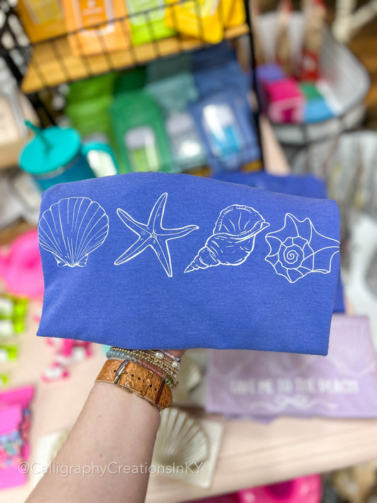 Flo Blue | Simple Sea Shells CC Tee