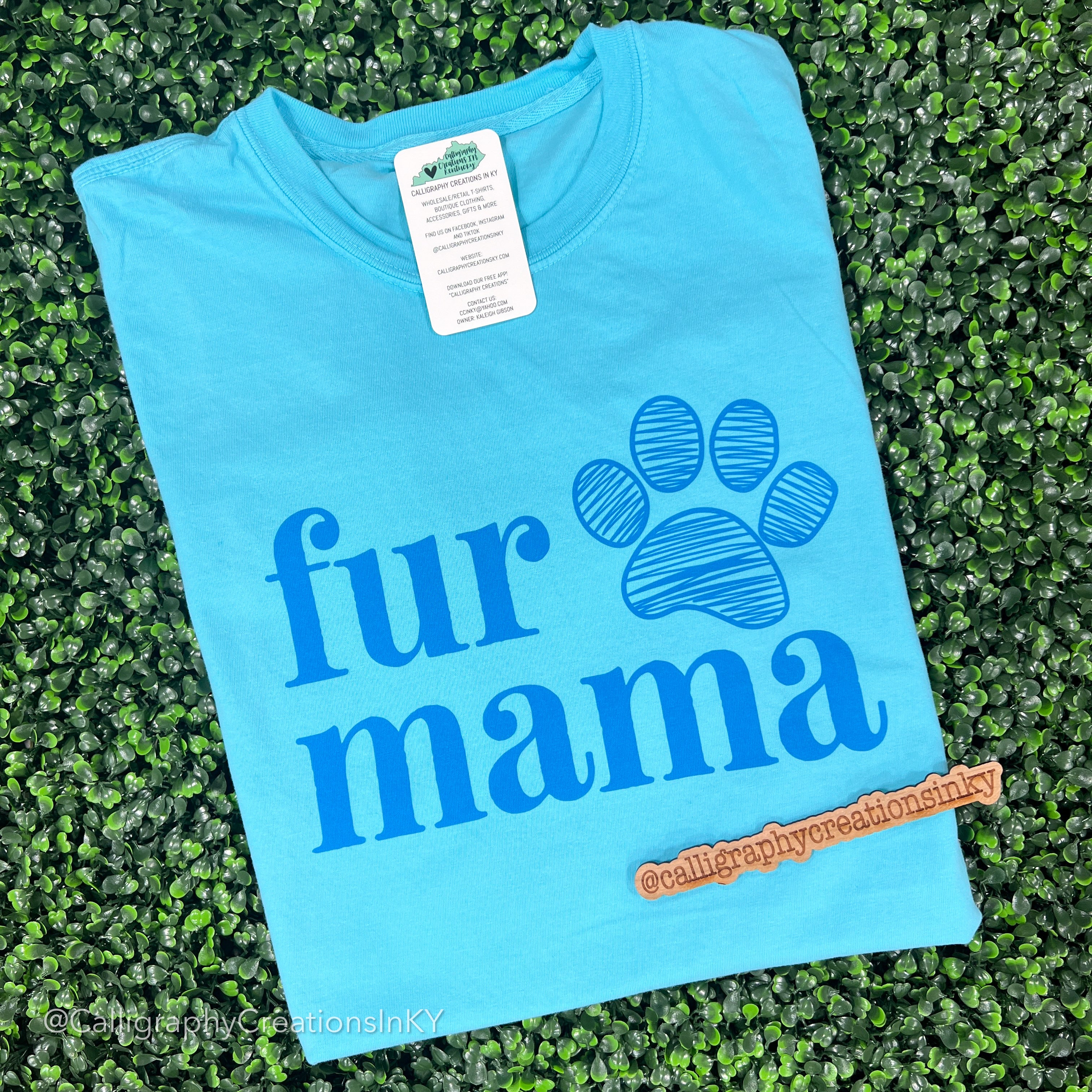 Lagoon Fur Mama Tee *FINAL SALE*
