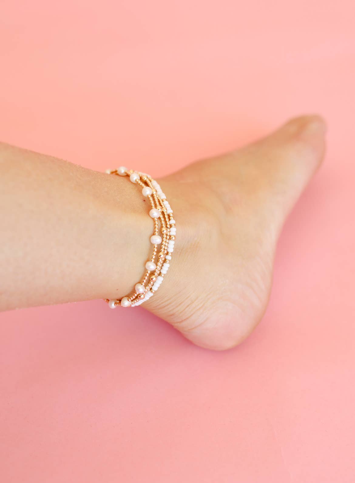 Lolo Anklet: Standard 9 inch | Beaded Blondes