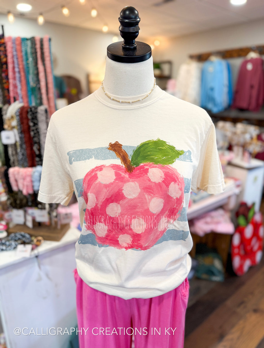 Watercolor Apple CC Tee