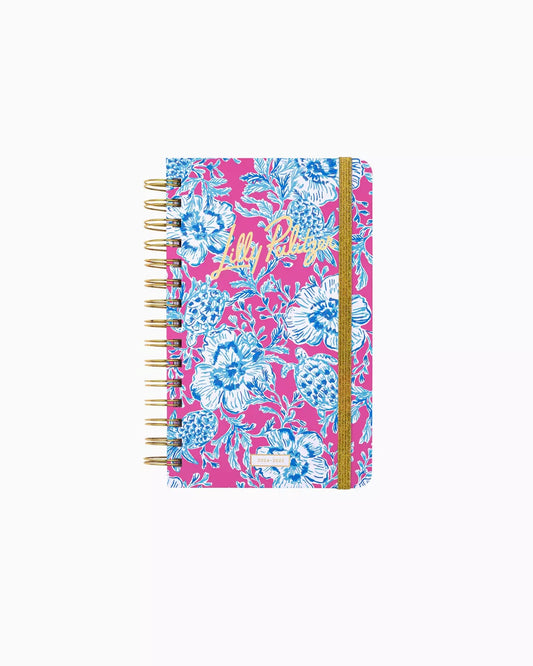 Roxie Pink Wave N Sea | Lilly Pulitzer 2024-2025 17 Month Medium Agenda FINAL SALE