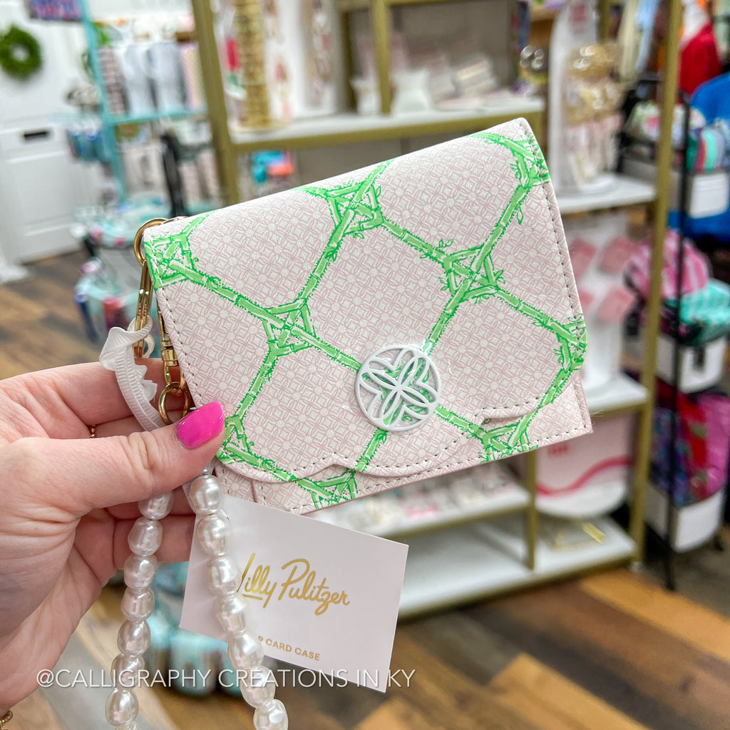 Lilly Pulitzer Butterfly Trellis Snap Card Case
