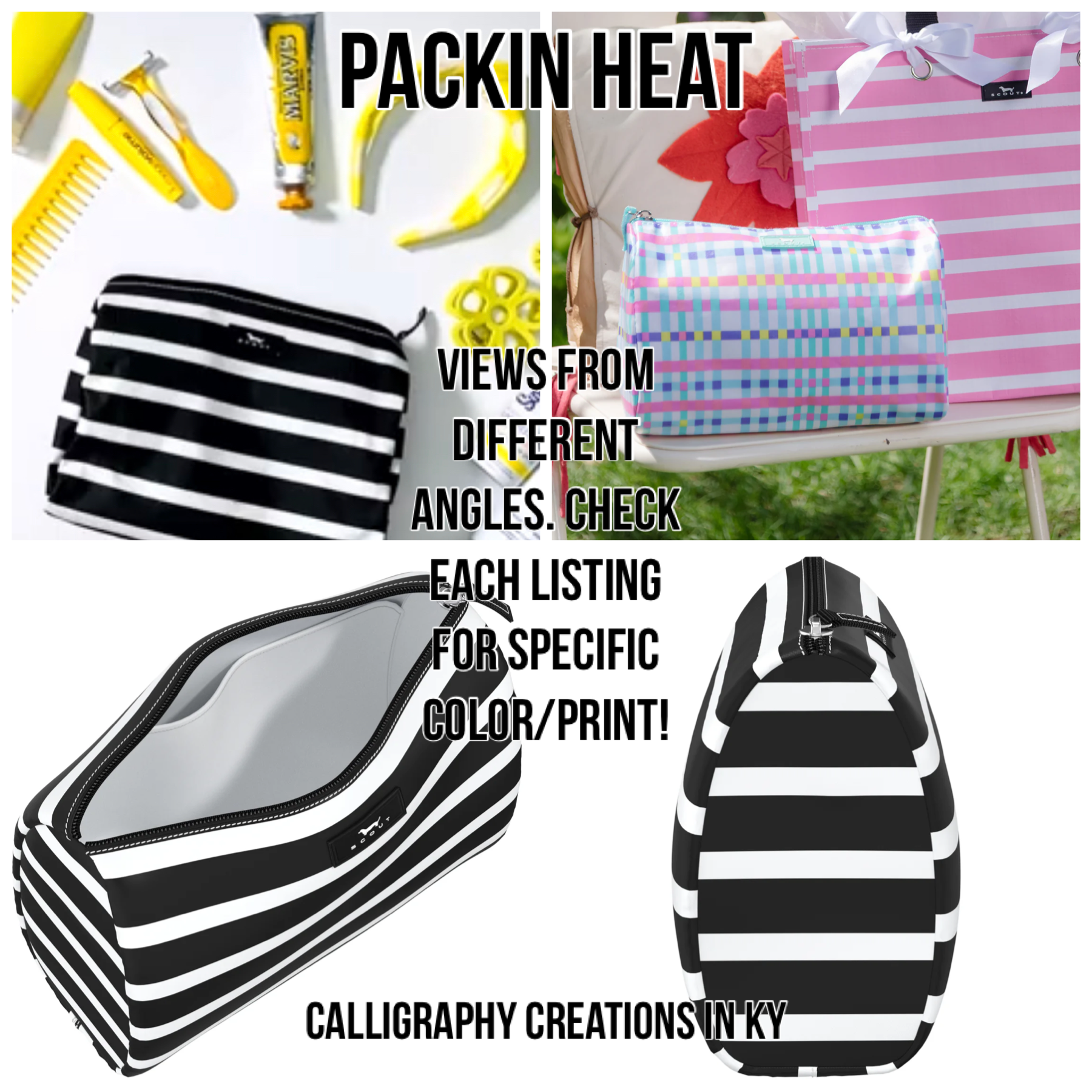 Packin’ Heat SCOUT Makeup Bag | Sweet Coraline