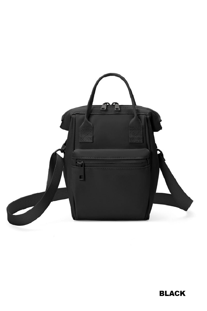 Black | Crossbody Backpack