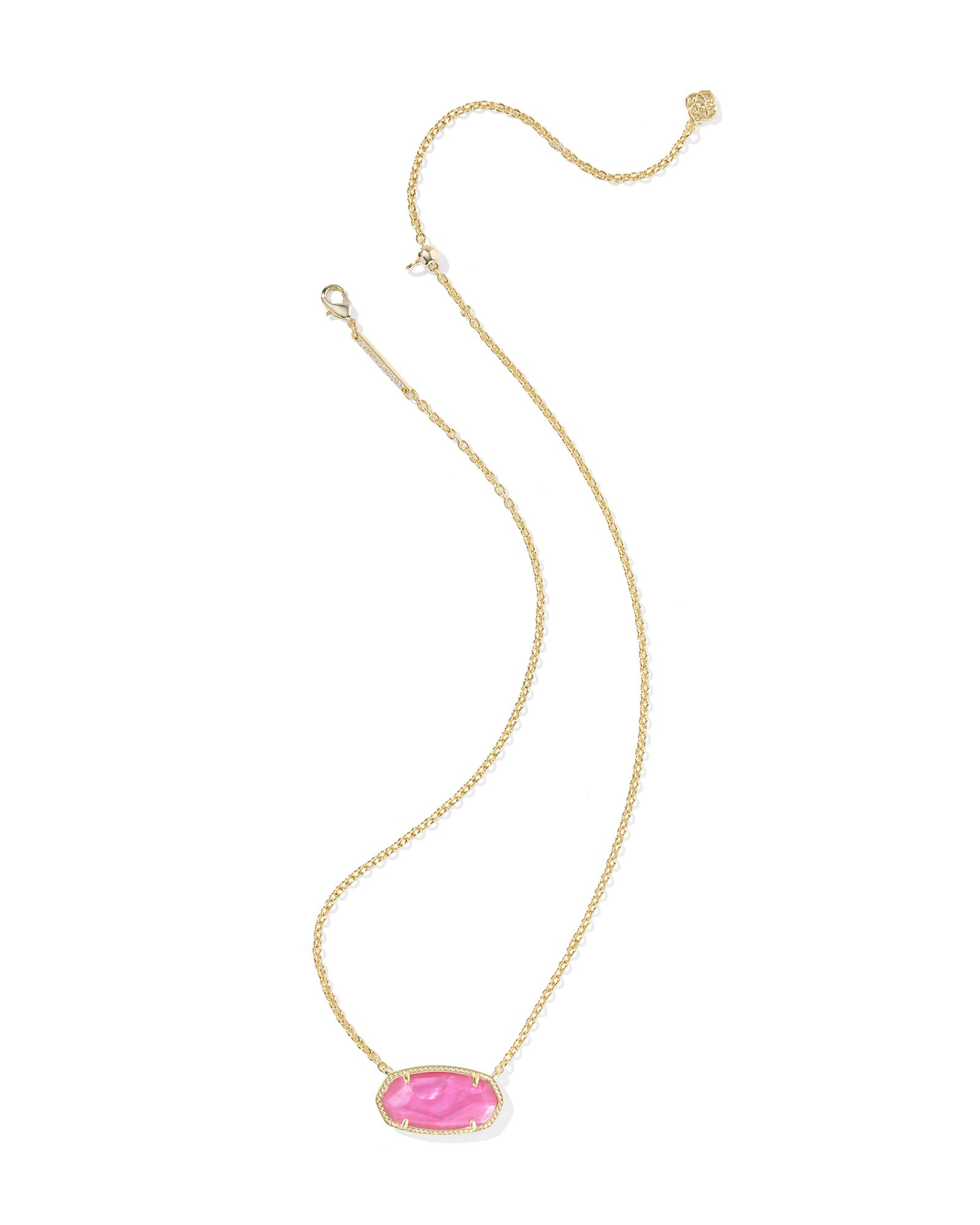 Kendra Scott Elisa Statement Short Pendant Necklace - Gold Azalea Illusion