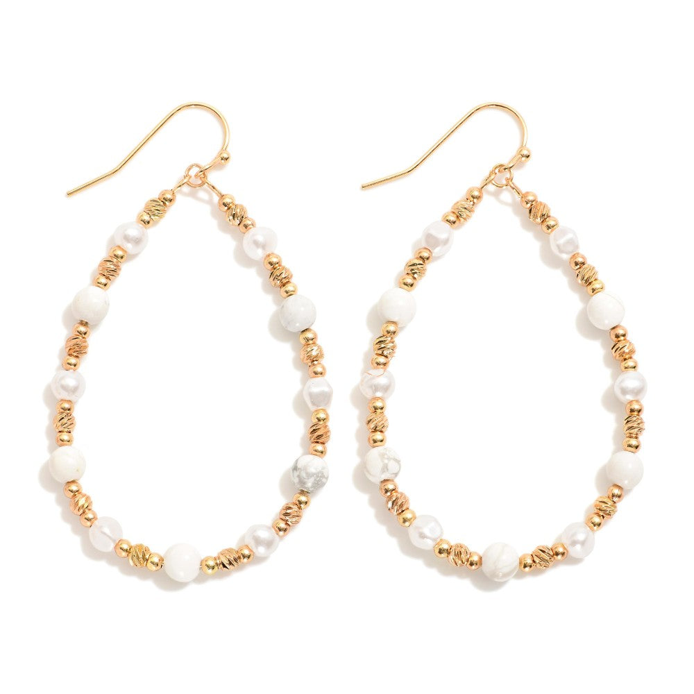 White Marble | Lauren Earrings
