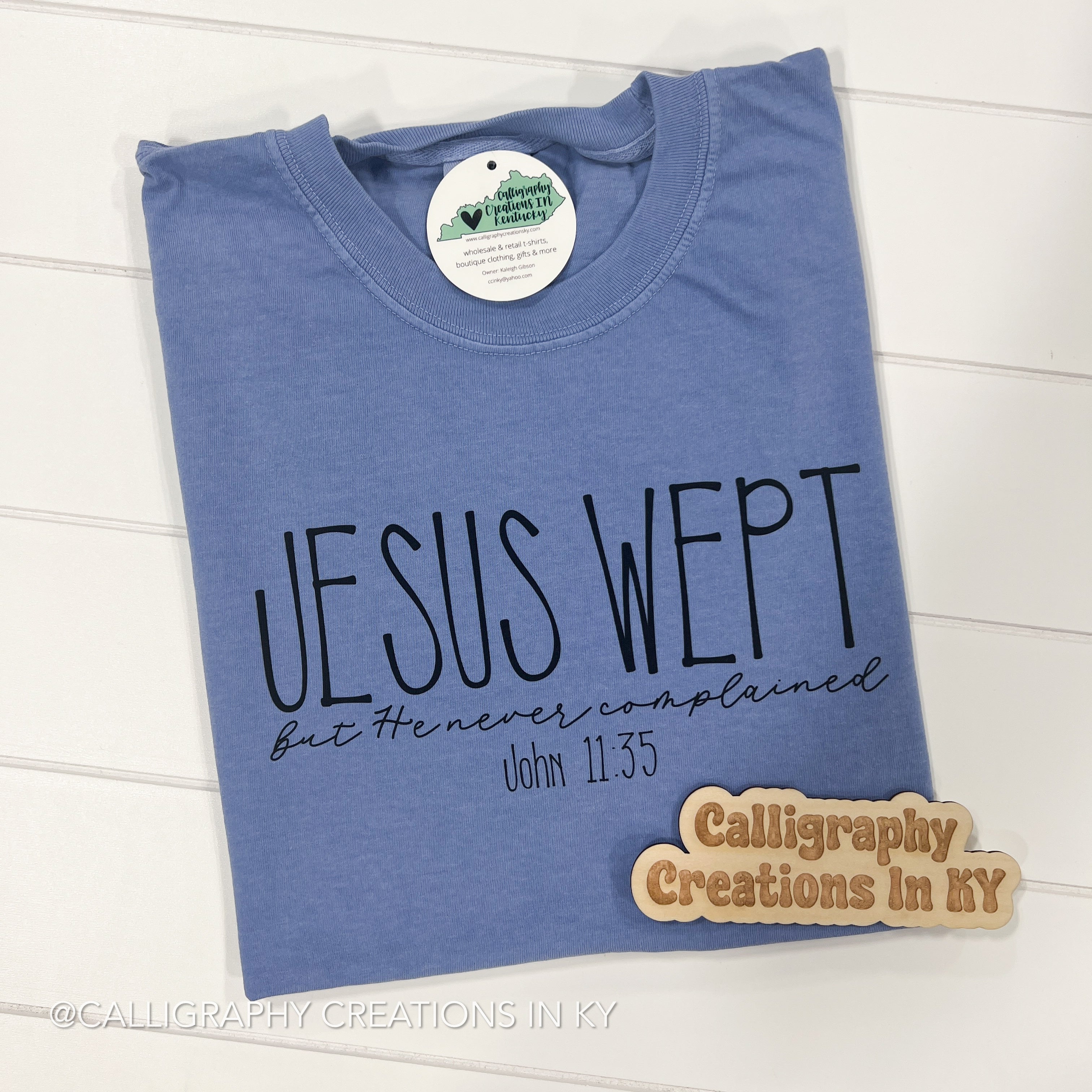 (ONE 2X LEFT) Jesus Wept CC Tee *FINAL SALE*