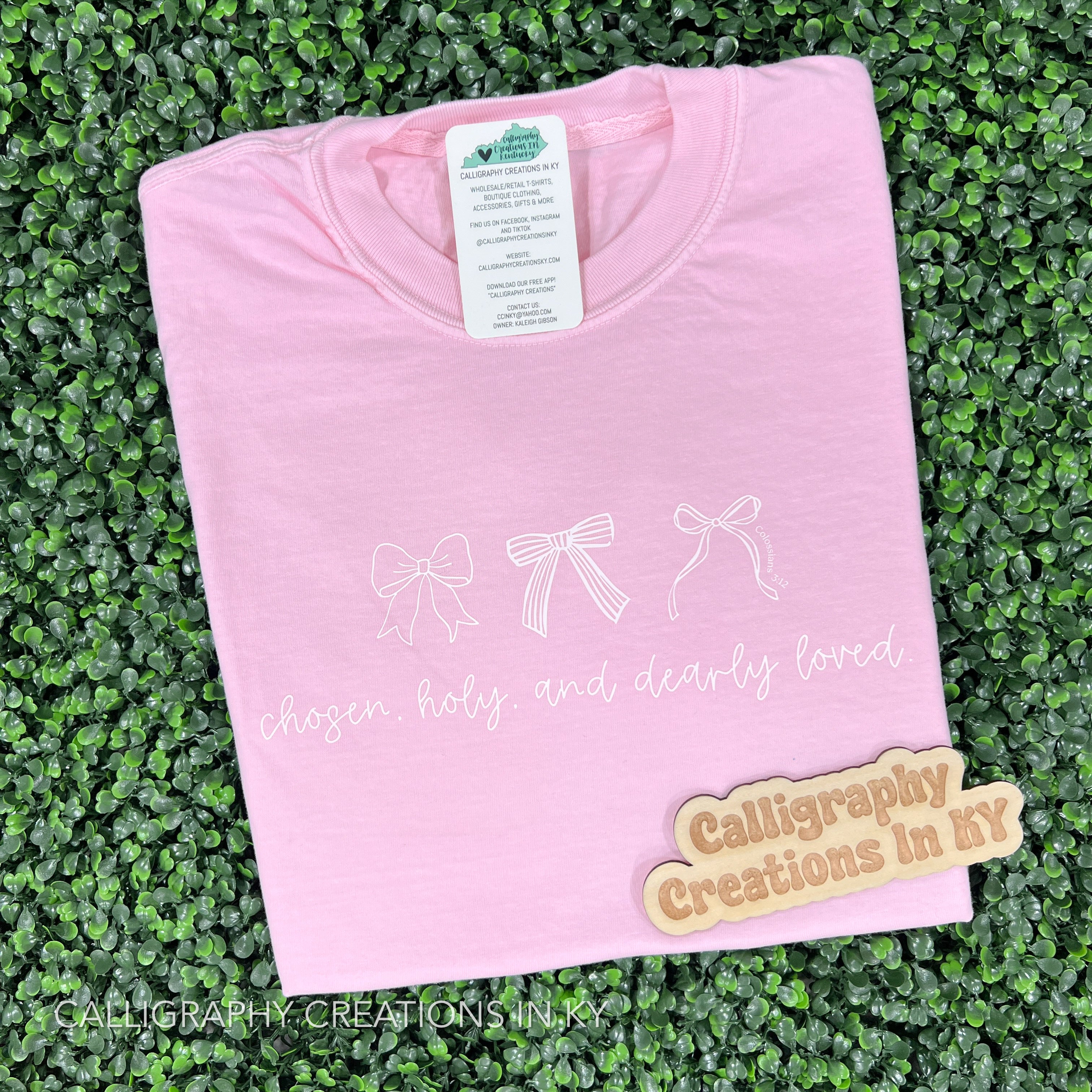 Pink | Chosen Bows CC Tee