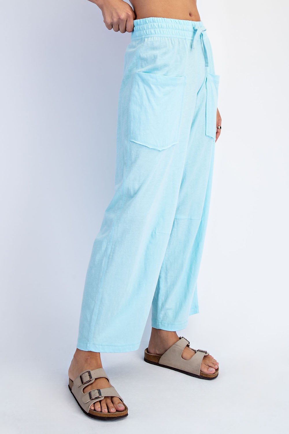 Fresh Blue • Cotton Barrel Pants