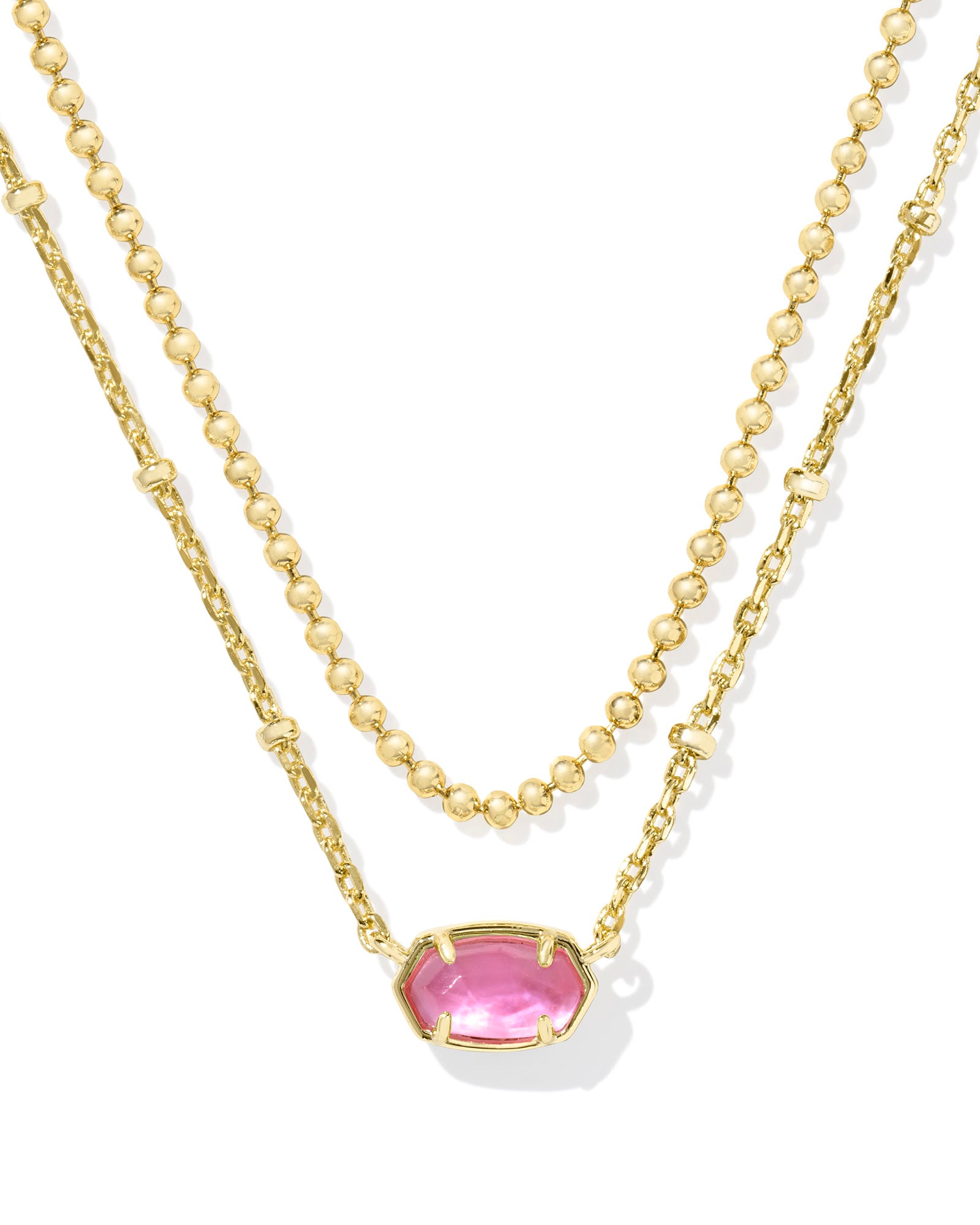 Kendra Scott Emilie Multistrand Necklace - Gold Azalea Illusion