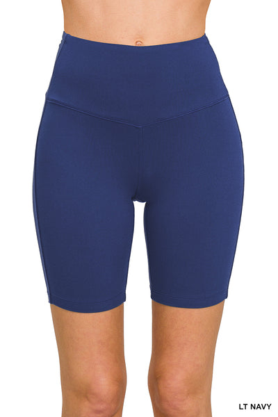 Light Navy | Biker Shorts