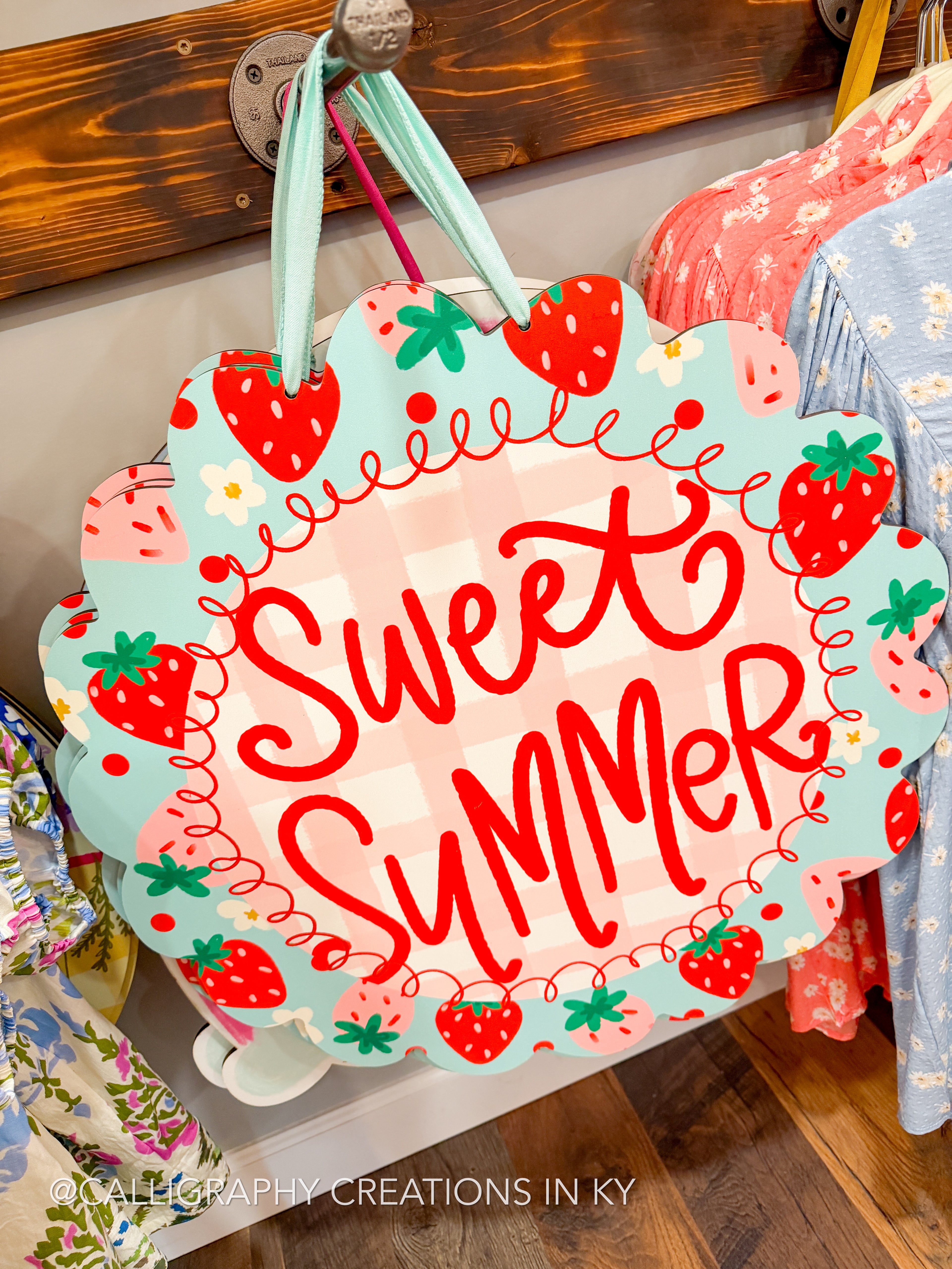 Sweet Summer Doodles By Rebekah Door Hanger *LOCAL PICKUP ONLY*