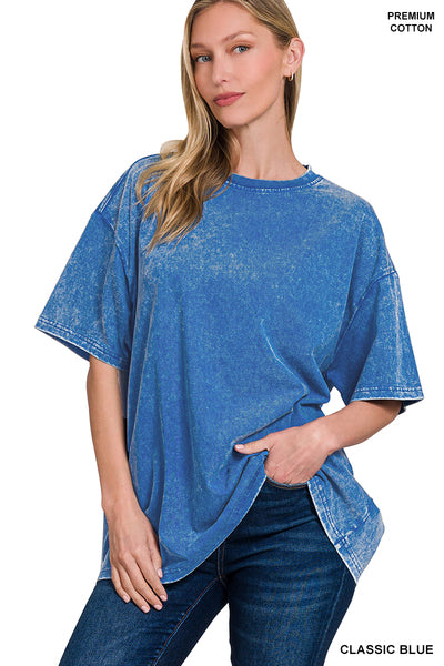 Classic Blue | Washed Tee
