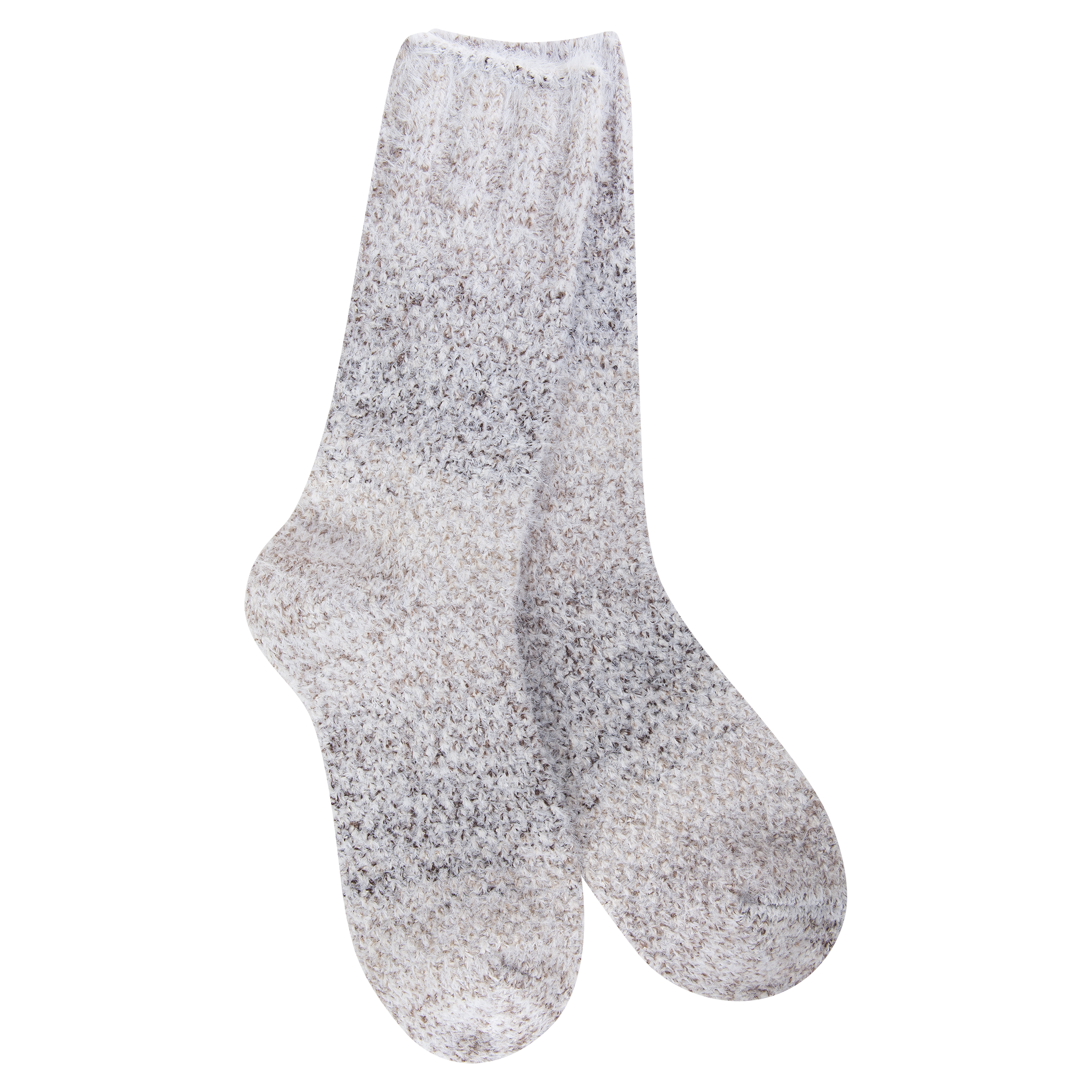 Ombre Feather Crew Walnut | World's Softest Socks