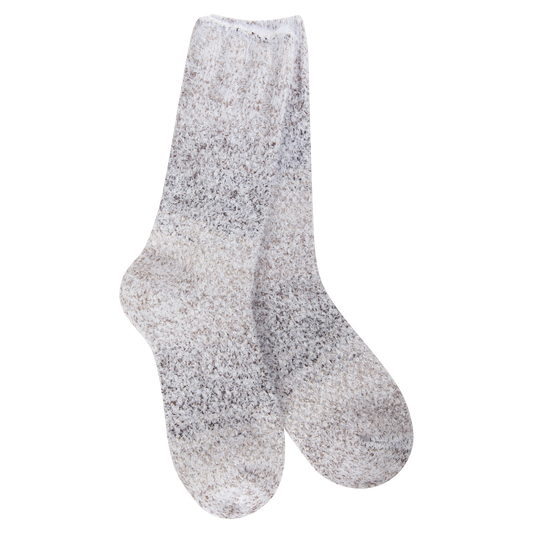 Ombre Feather Crew Walnut | World's Softest Socks