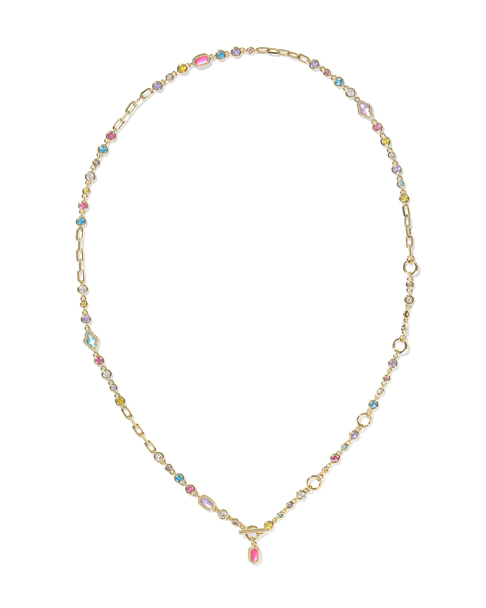 Kendra Scott Mini Elisa Abbie Strand Necklace - Gold Multi Mix