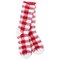 Knit Pickin Fireside Crew OS Crimson/White | World's Softest Socks