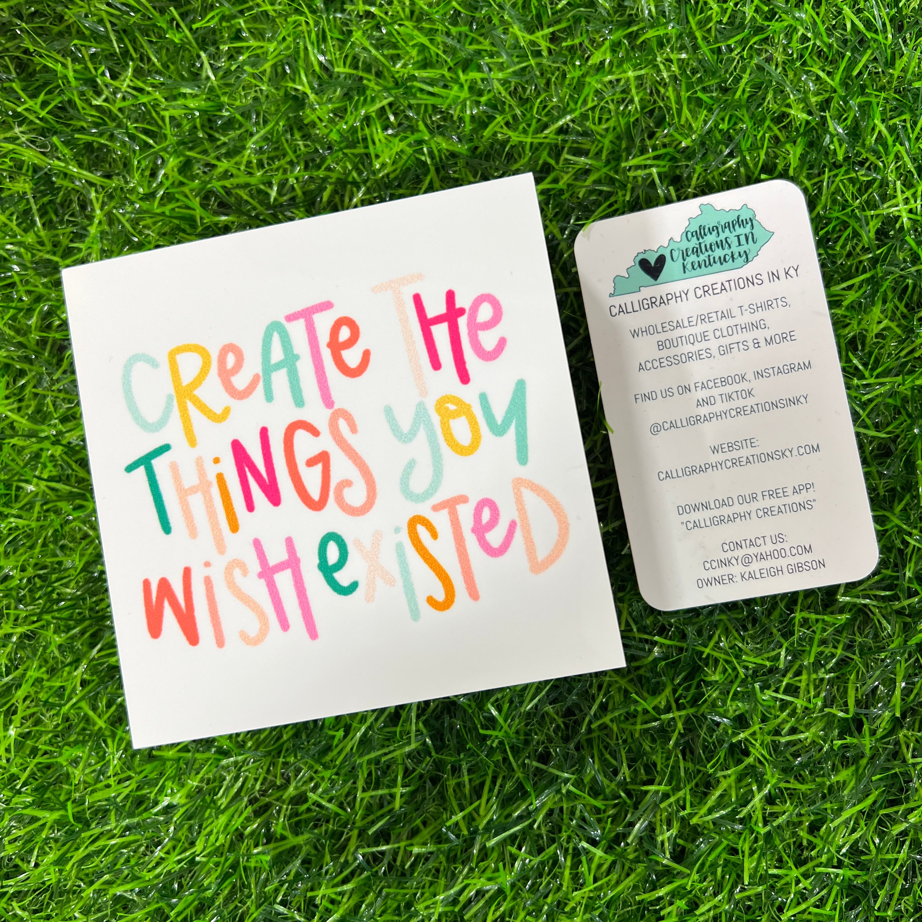 Create The Things Doodles By Rebekah 4x4 Block