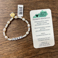 Trust / Conch Little Words Project Beaded Bracelet