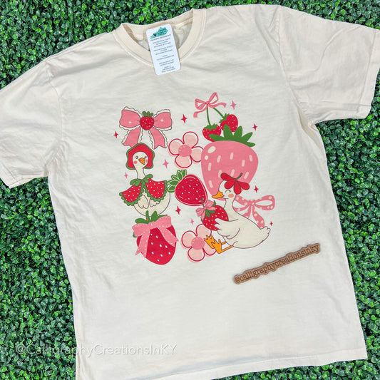 Strawberry Goose CC Tee