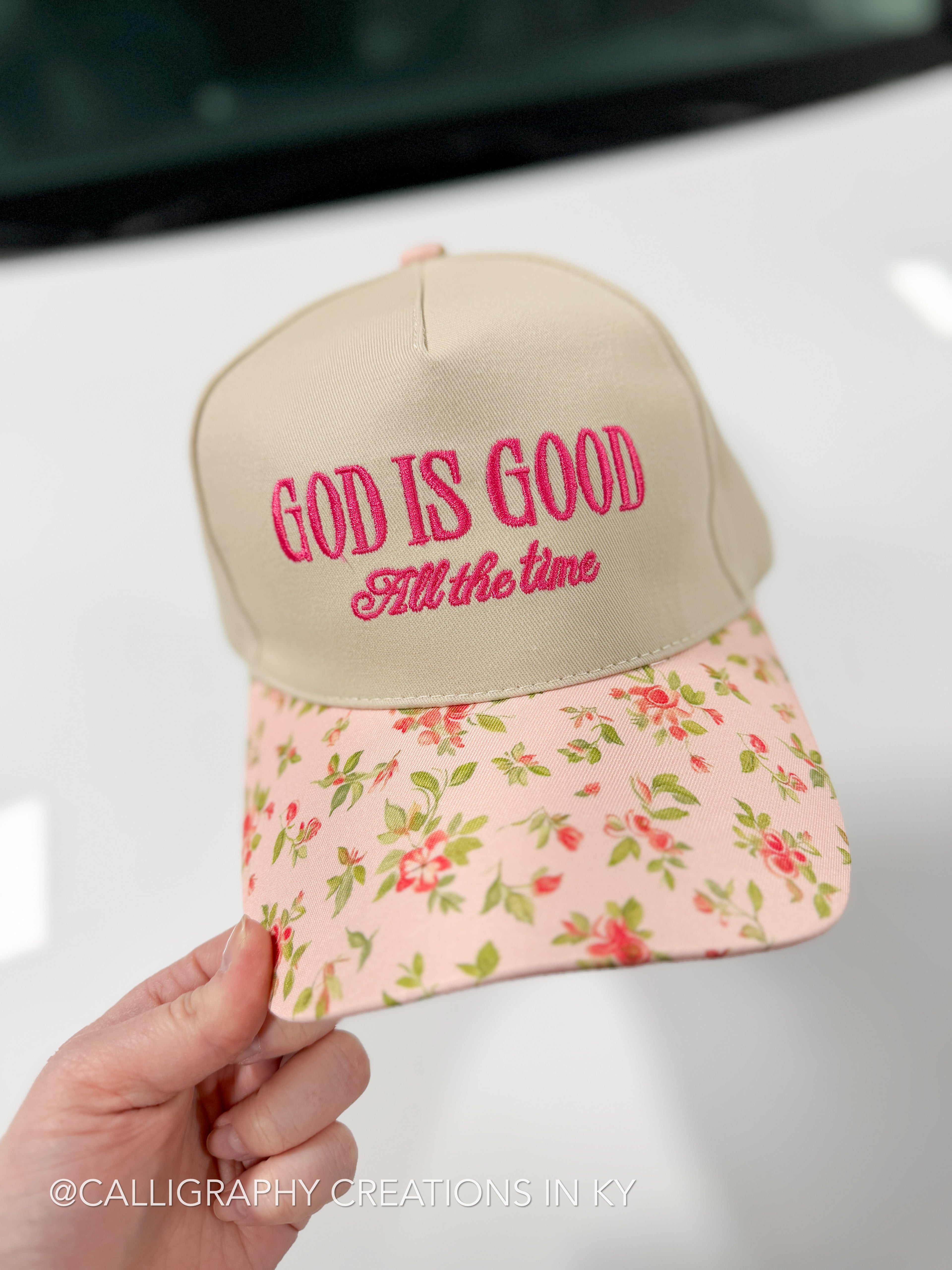 Floral | God Is Good Hat
