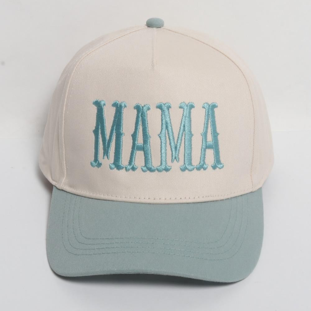 Sage | Mama Embroidered Trucker Hat