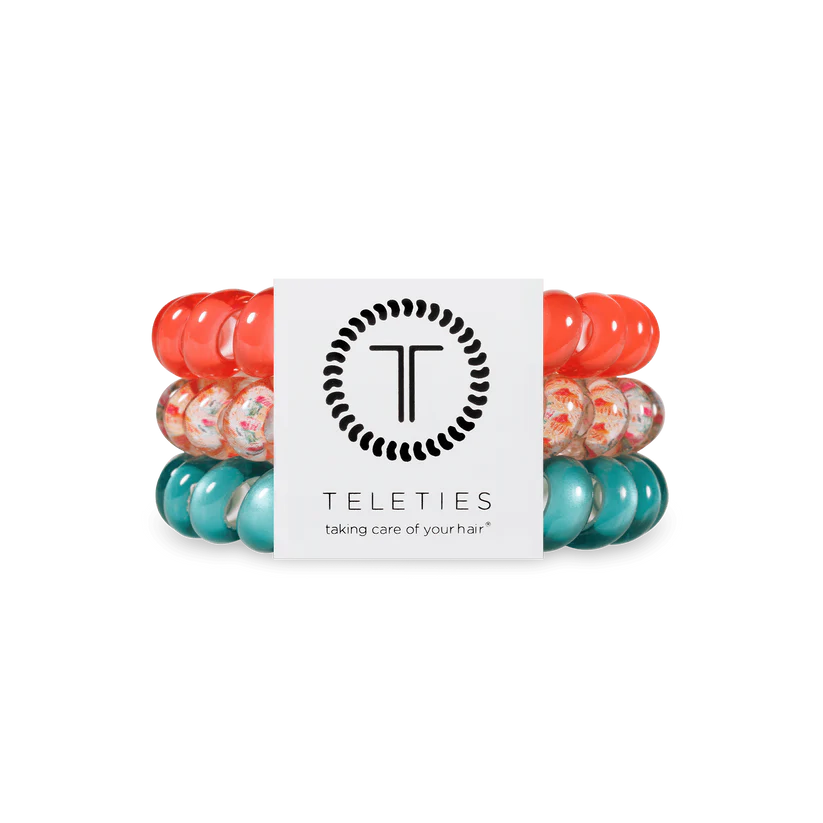 Coral Crush - TELETIES Hair Ties