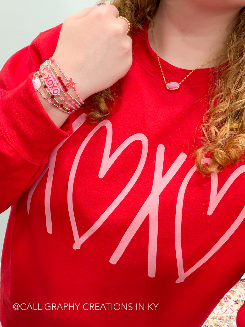 Red XOXO Sweatshirt