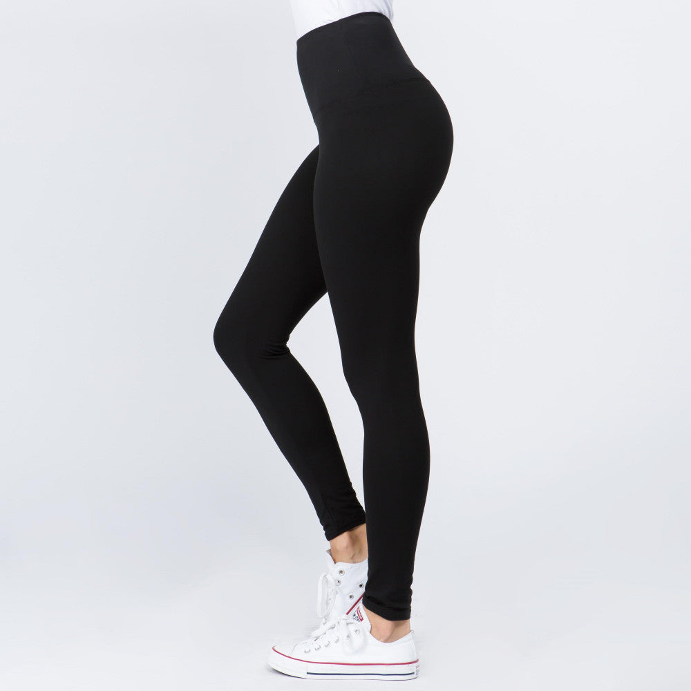 One Size (0-14) Classic Black Leggings