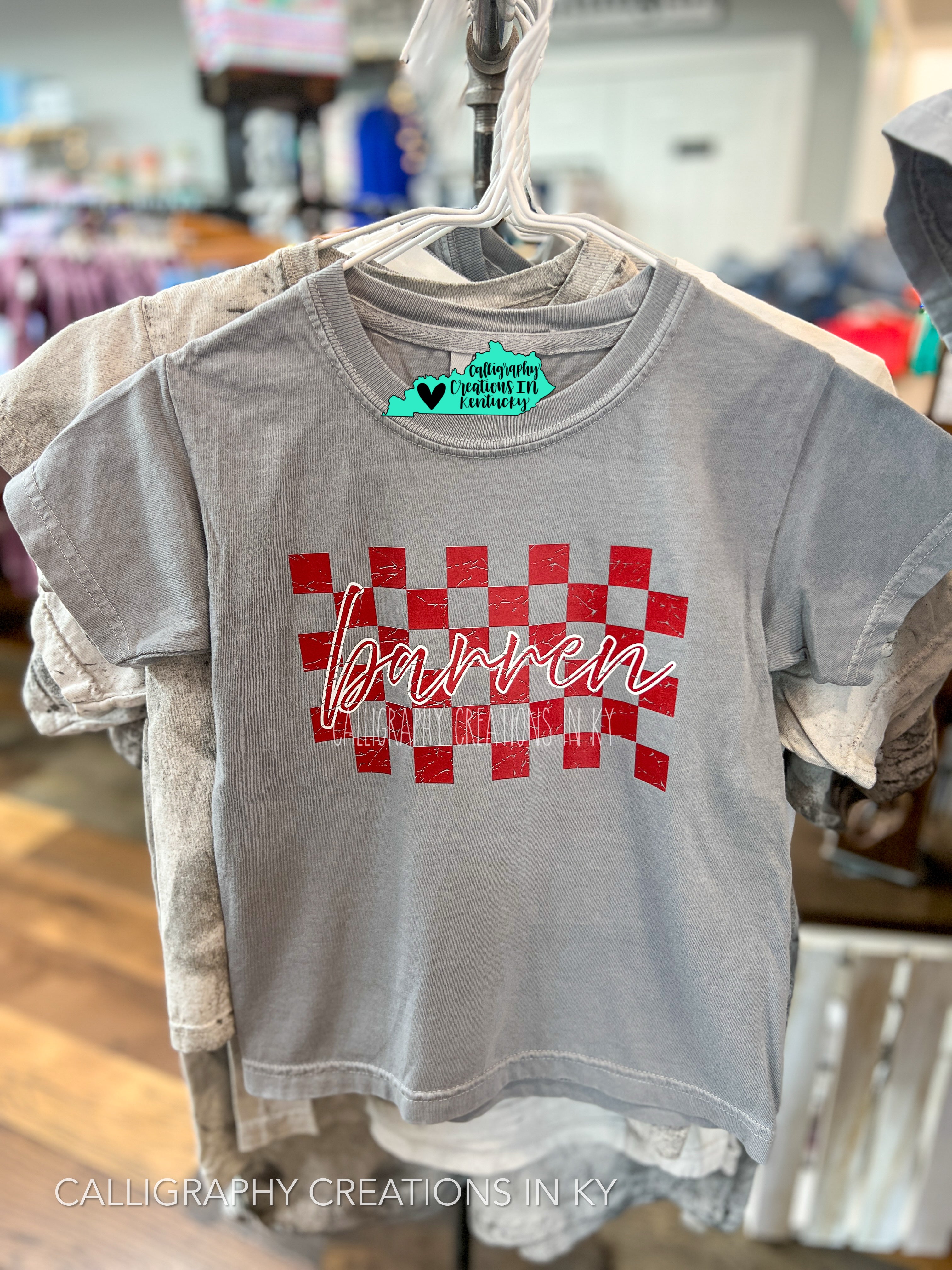 YOUTH Checkered Barren CC Tee