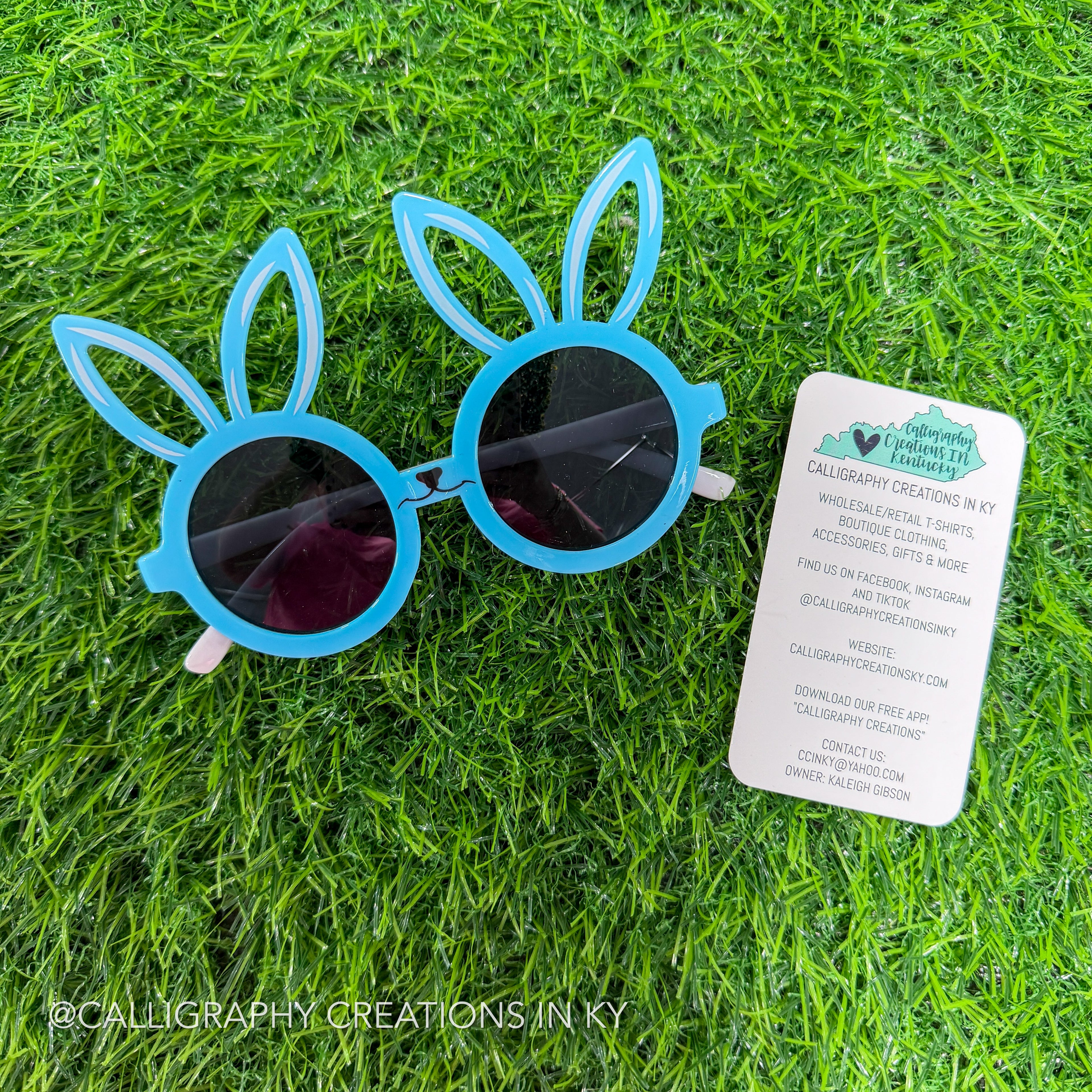 Blue - Easter Toddler Kids Bunny Sunglasses